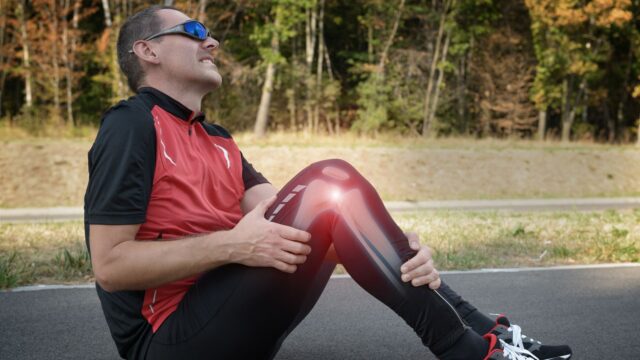 MCL injury during sports activity